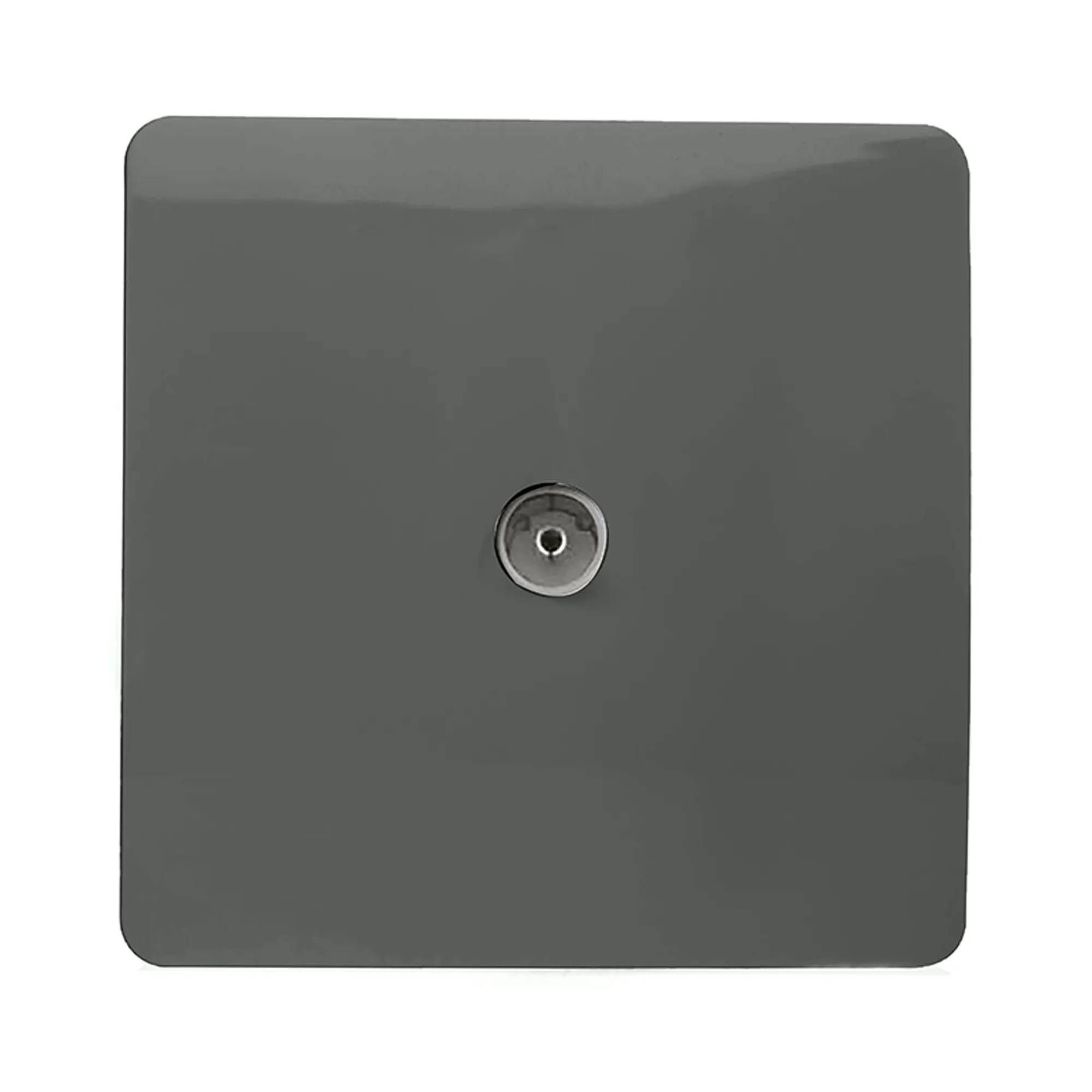 ART-TVSCH  TV Co-Axial 1 Gang Charcoal